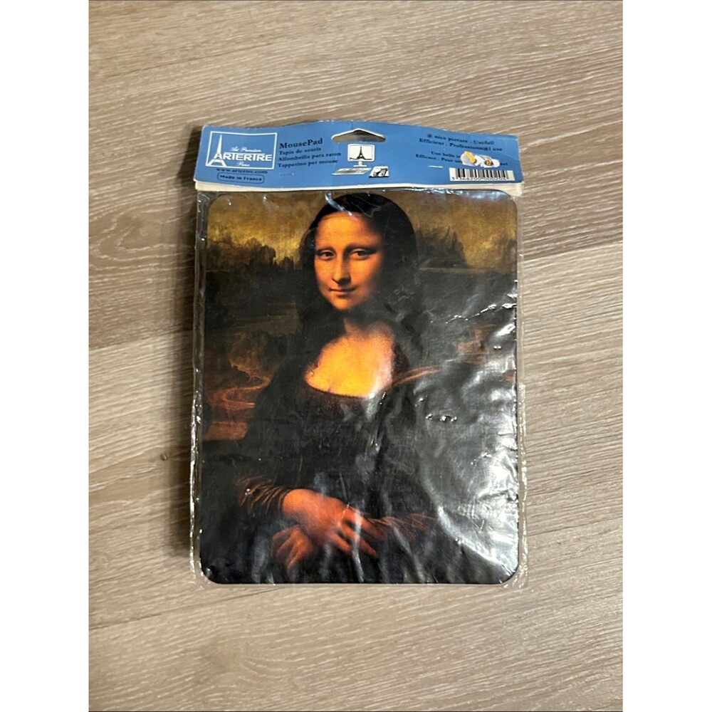 Aerertre Paris New In Packaging Mona Lisa Artwork Mousepad
